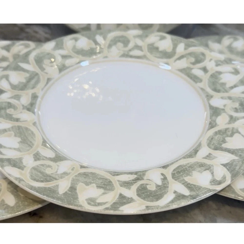 4 Mikasa Torino Ultimate+ Super Strong China HK 257 Salad Plates 8.5” Set 4